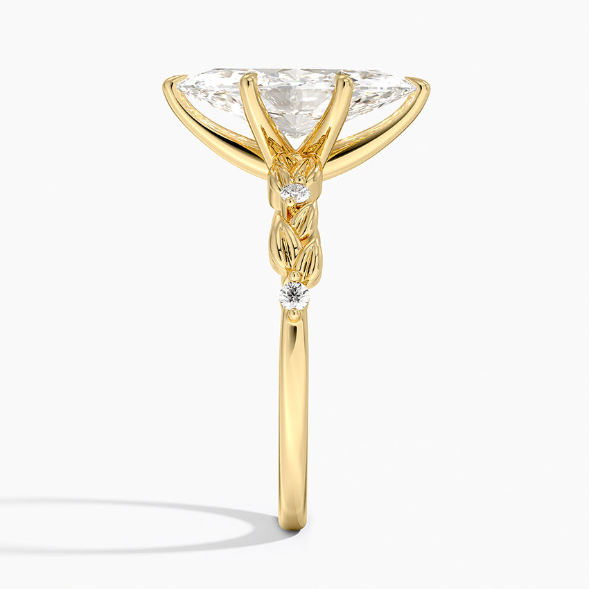 Briar Diamond Ring - Marquise Cut Center Stone