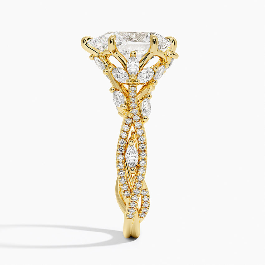 Luxe Secret Garden Diamond Ring (3/4 ct. tw.) - Pear Center Stone