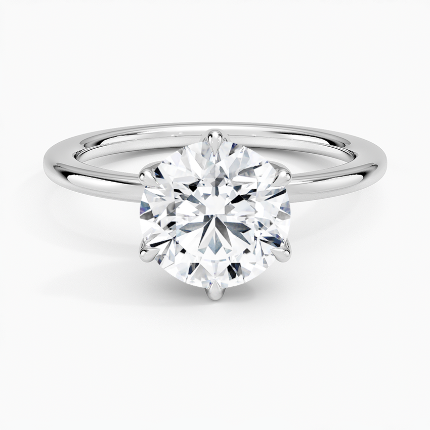 Esme Perfect Fit Solitaire Ring - Round Center Stone