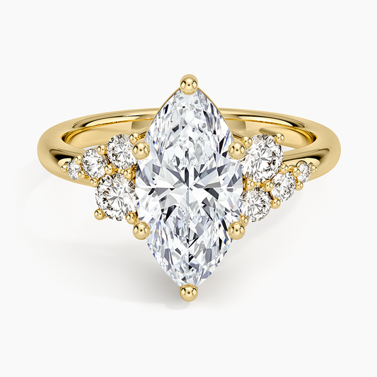 Corinne Diamond Ring (1/3 ct. tw.) - Marquise Center Stone