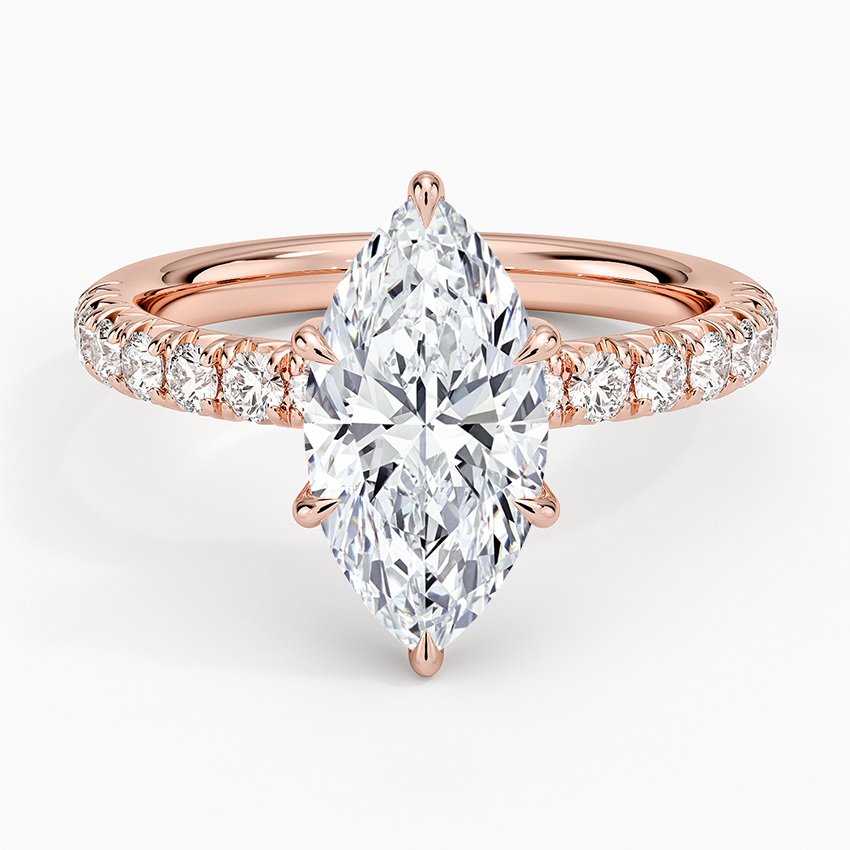 Luxe Amelie Diamond Ring (3/8 ct. tw.) - Marquise Center Stone