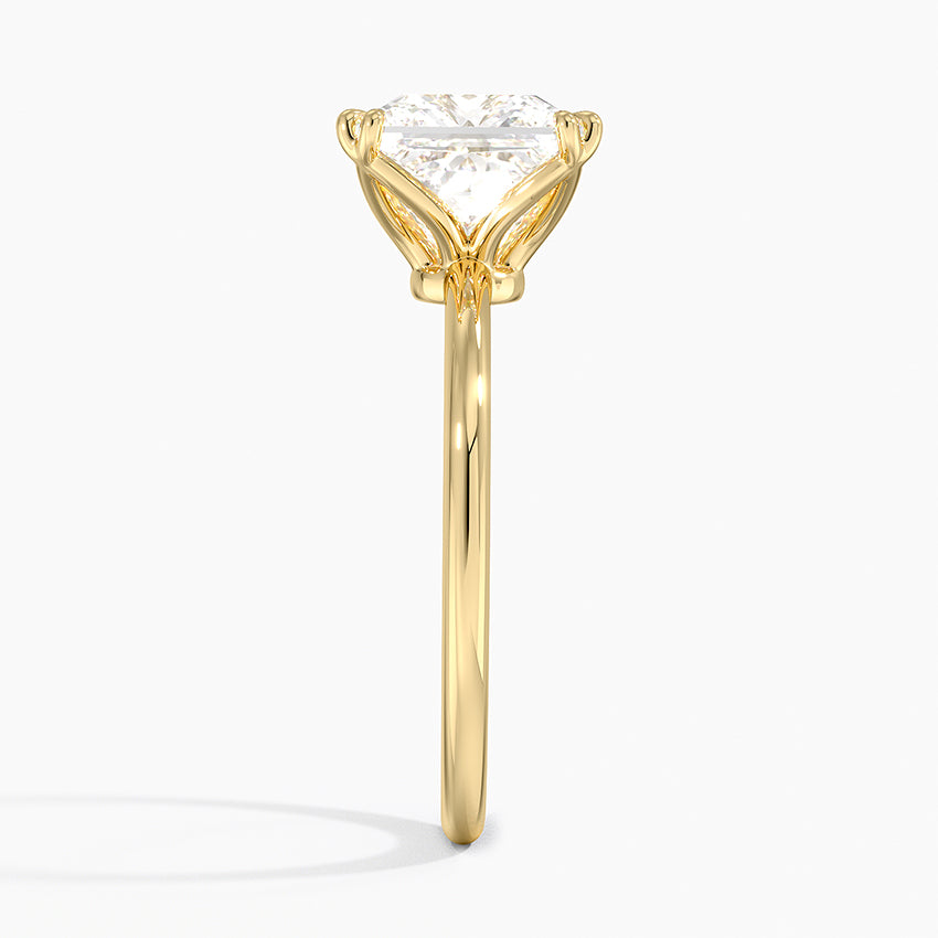 Aveline Solitaire Ring - Princess Cut Center Stone