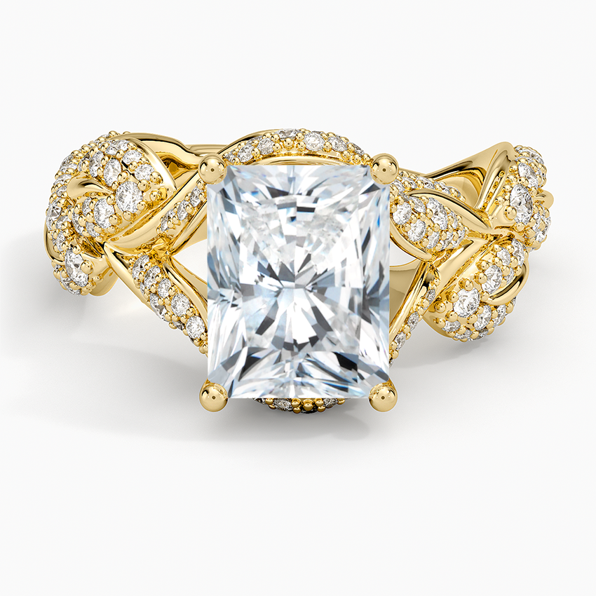 Olivia Diamond Ring (1 ct. tw.) - Radiant Cut Center Stone
