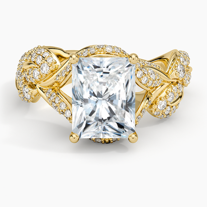 Olivia Diamond Ring (1 ct. tw.) - Radiant Cut Center Stone
