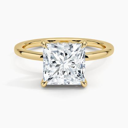 Lumiere 1.5mm Diamond Ring - Princess Cut Center Stone