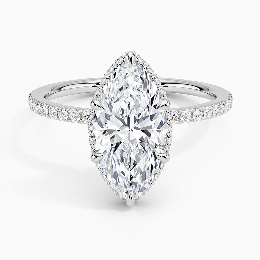 Gala Diamond Ring - Marquise Center Stone