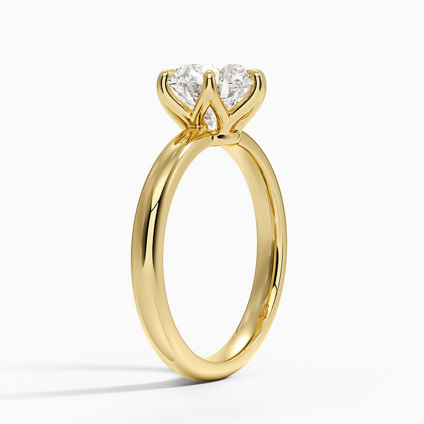 Esme 2.5mm Solitaire Ring - Round Center Stone