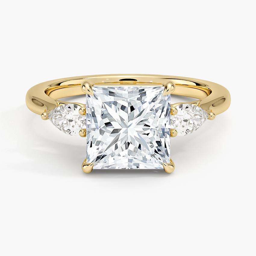 Opera Perfect Fit Diamond Ring - Princess Cut Center Stone