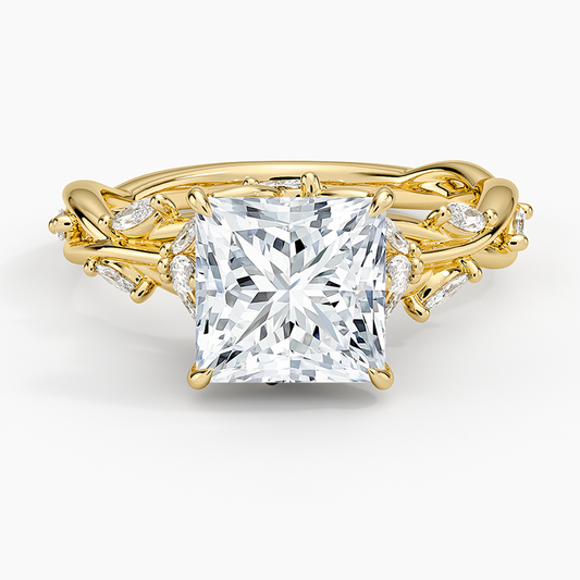 Secret Garden Diamond Ring (1/2 ct. tw.) - Princess Cut Center Stone