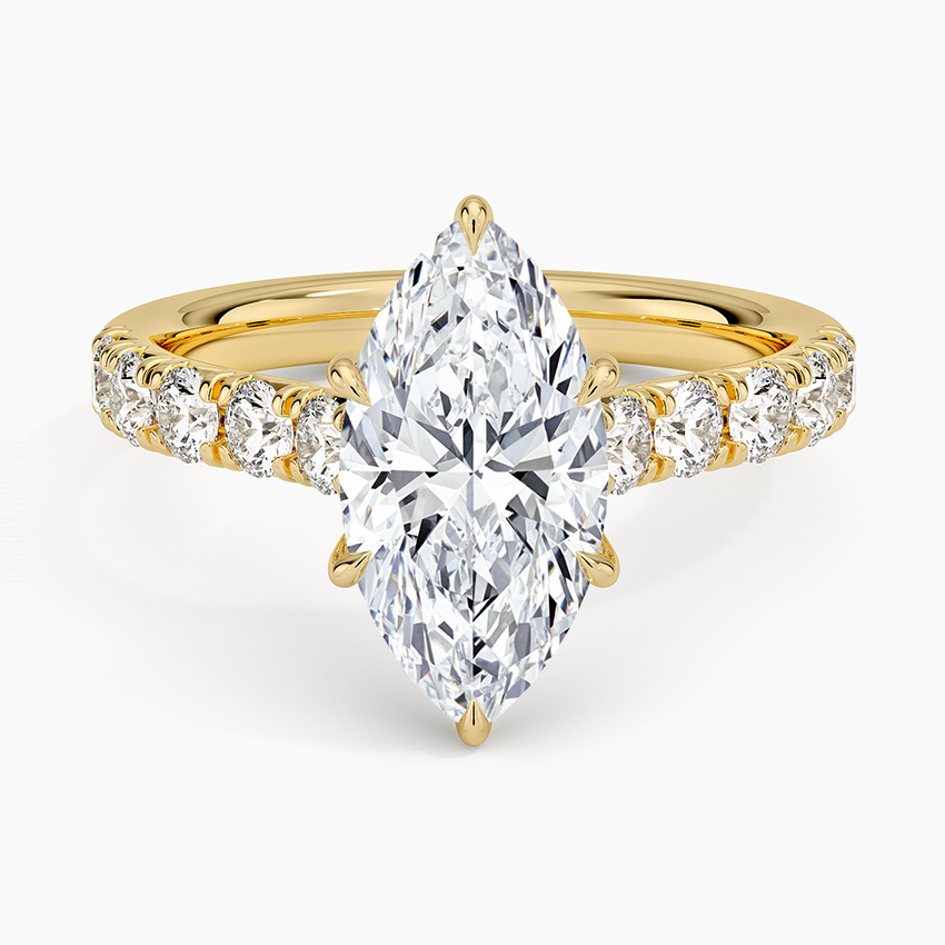 Anthology Half Coverage Diamond Ring (1/2 ct. tw.) - Marquise Center Stone