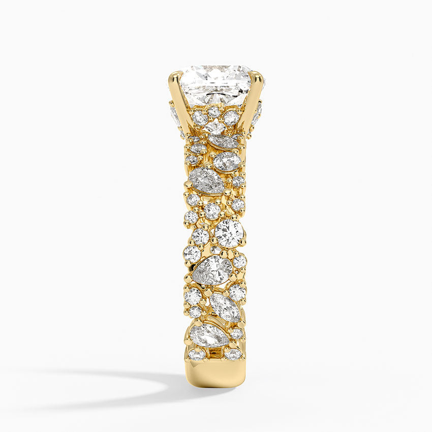 Glacé Diamond Ring (3/4 ct. tw.) - Cushion Cut Center Stone