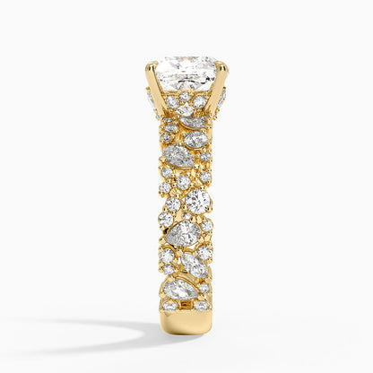 Glacé Diamond Ring (3/4 ct. tw.) - Cushion Cut Center Stone