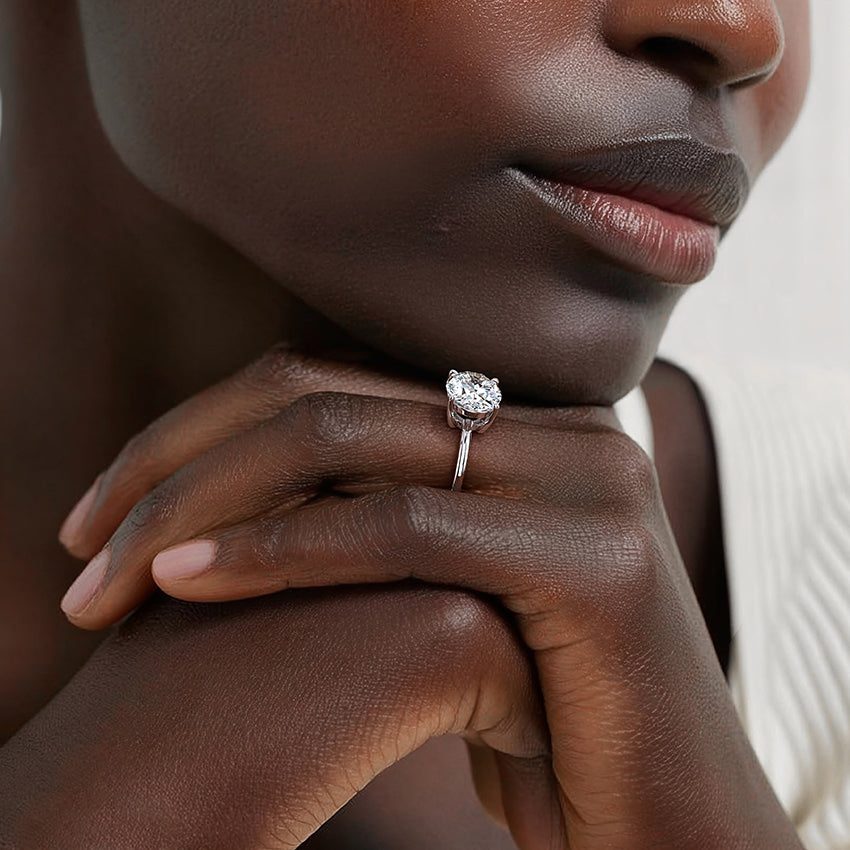 Morgan East-West Solitaire Ring