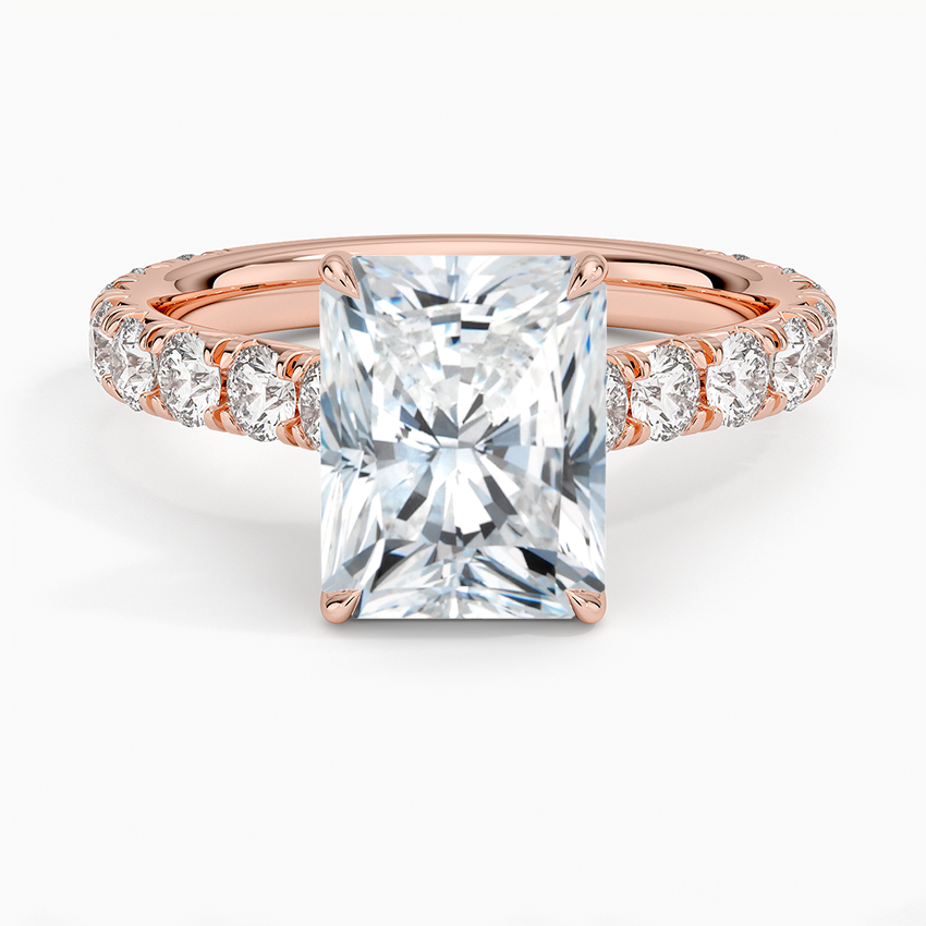 Anthology Three-Quarter Coverage Diamond Ring (7/8 ct. tw.) - Radiant Cut Center Stone