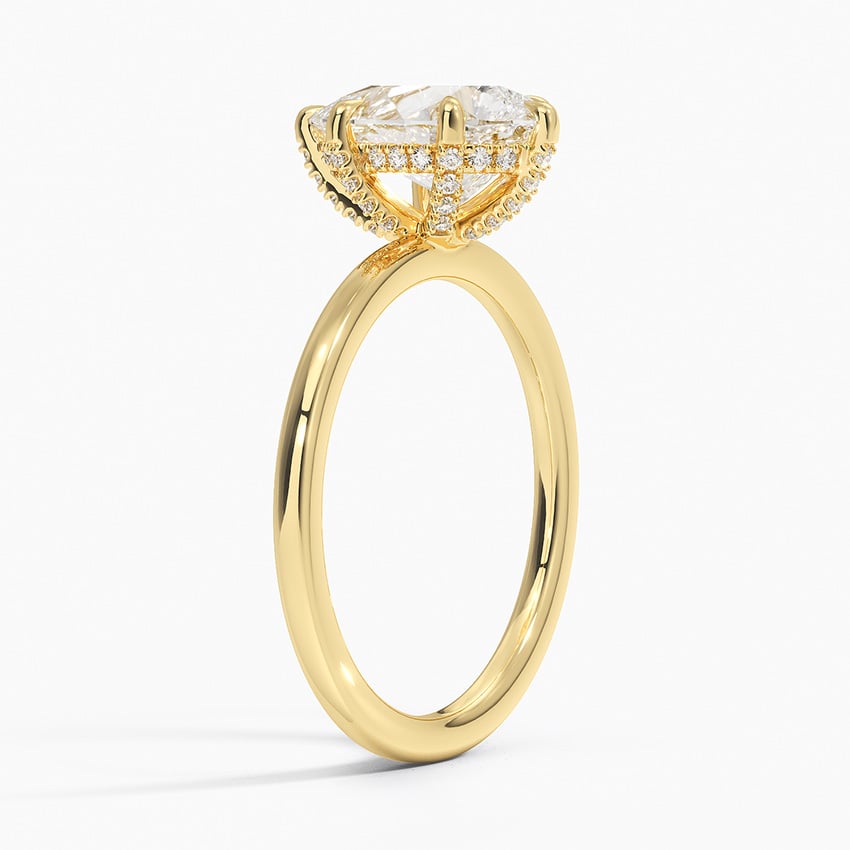 Lumiere 1.5mm Diamond Ring - Pear Center Stone