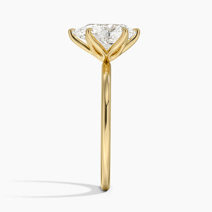 Esme Perfect Fit Solitaire Ring - Pear Center Stone