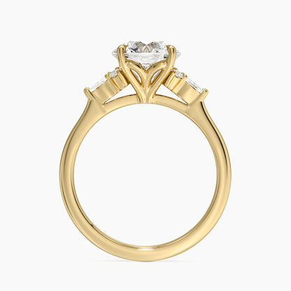 Nadia Perfect Fit Diamond Ring - Round Center Stone