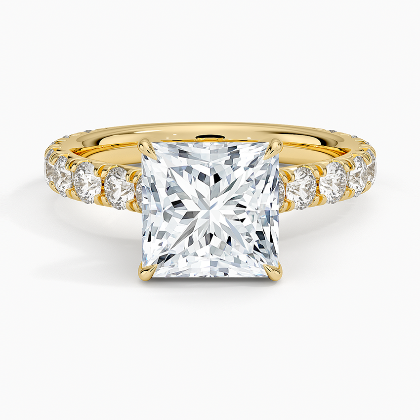 Anthology Three-Quarter Coverage Diamond Ring (7/8 ct. tw.) - Princess Cut Center Stone