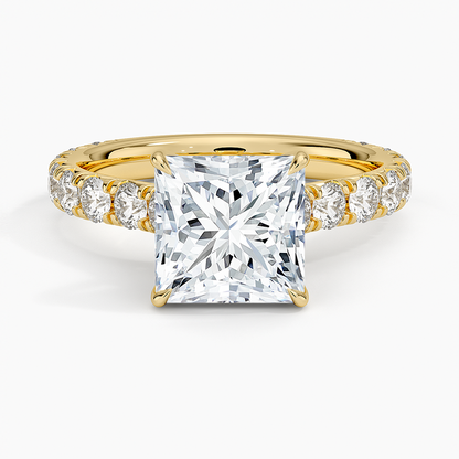 Anthology Three-Quarter Coverage Diamond Ring (7/8 ct. tw.) - Princess Cut Center Stone
