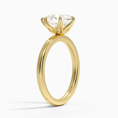 2mm Petite Elodie Perfect Fit Solitaire Ring - Pear Cut Center Stone