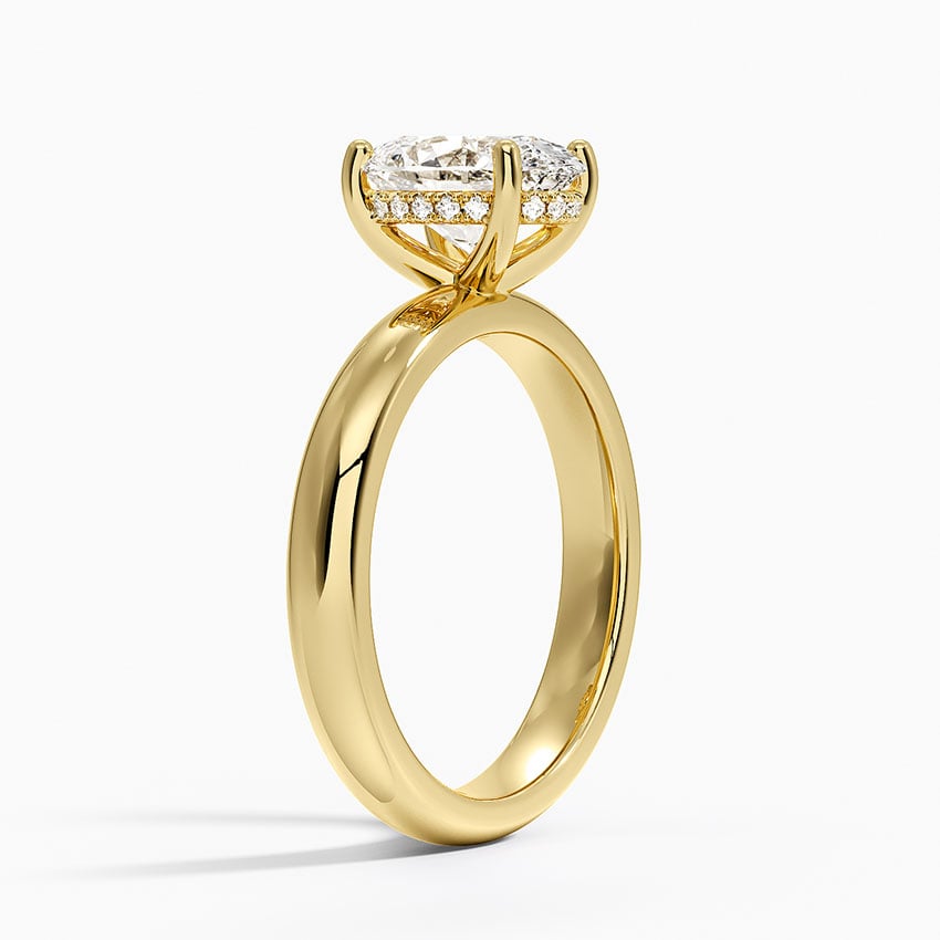 Sydney Perfect Fit Halo 3mm Diamond Ring - Oval Center Stone