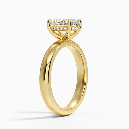 Sydney Perfect Fit Halo 3mm Diamond Ring - Oval Center Stone