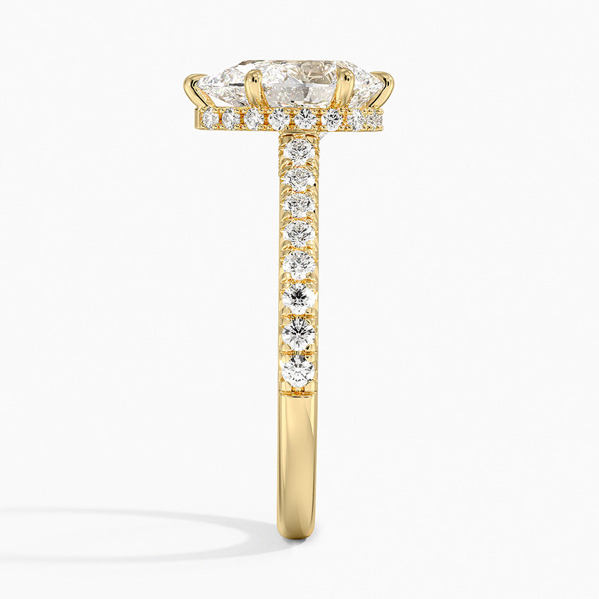 Chantal Diamond Ring - Pear Center Stone