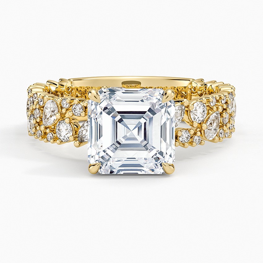 Glacé Diamond Ring (3/4 ct. tw.) - Asscher Cut Center Stone