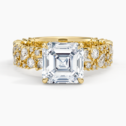 Glacé Diamond Ring (3/4 ct. tw.) - Asscher Cut Center Stone