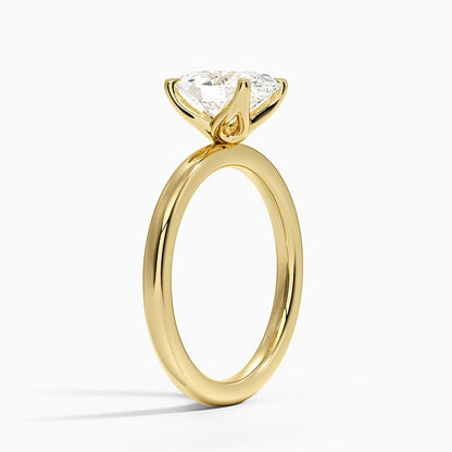2mm Petite Elodie Perfect Fit Solitaire Ring - Oval Cut Center Stone