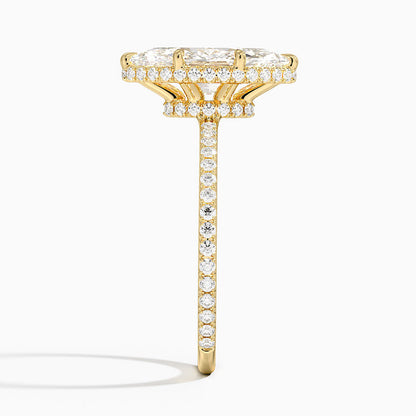 Gala Diamond Ring - Marquise Center Stone