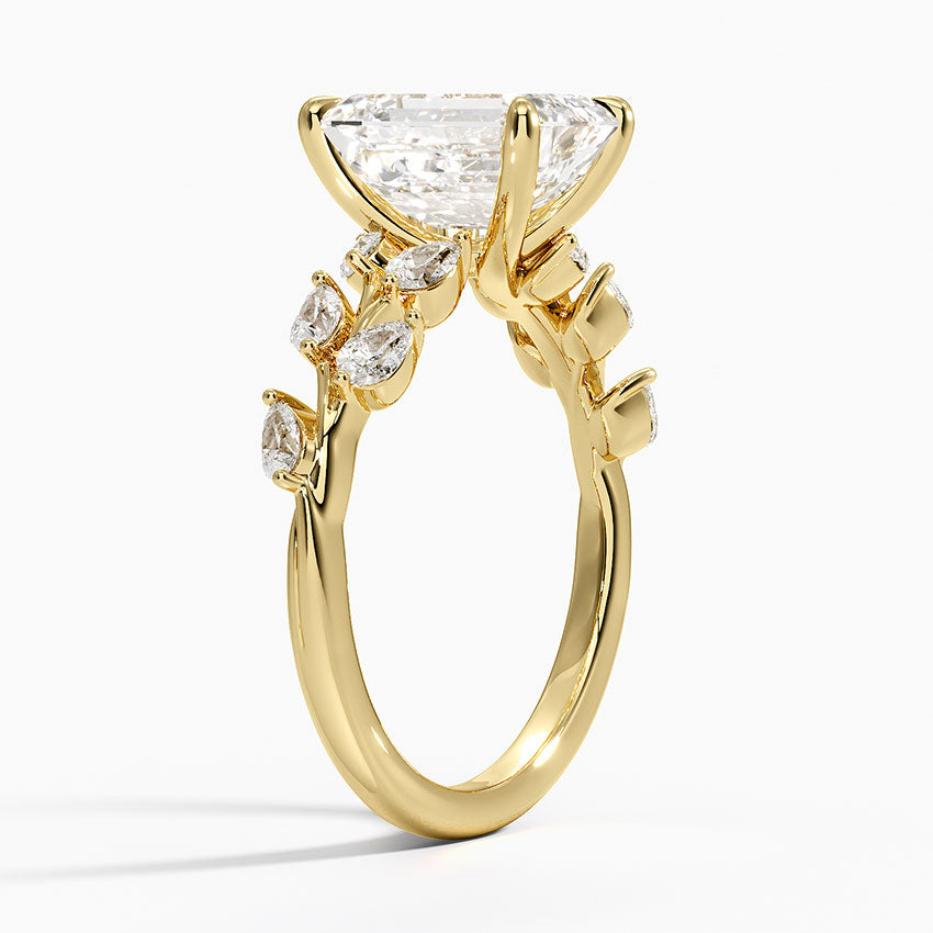 Amaranta Diamond Ring (1/2 ct. tw.) - Emerald Cut Center Stone