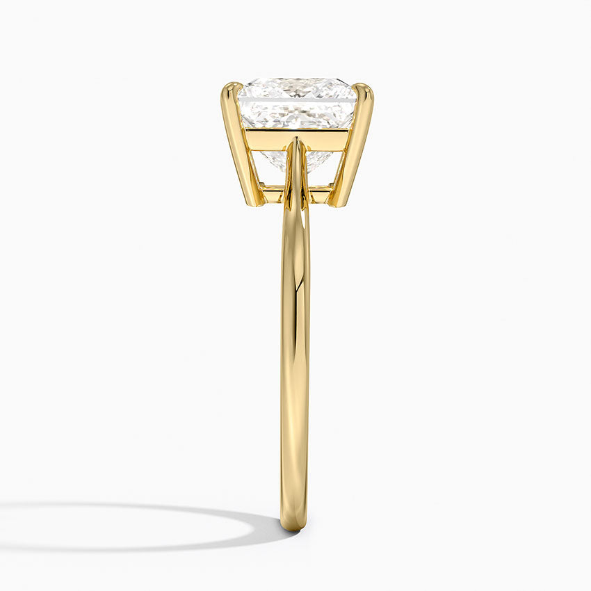 Elle Solitaire Ring - Princess Cut Center Stone
