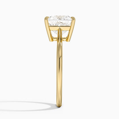 Elle Solitaire Ring - Princess Cut Center Stone