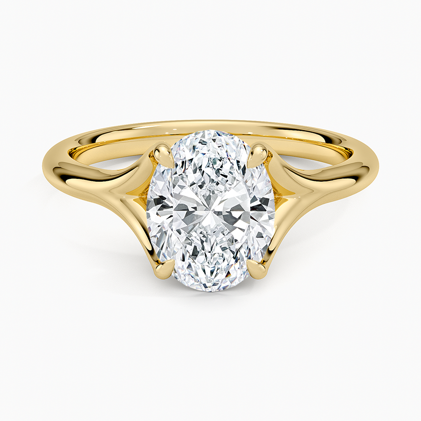 Reverie Solitaire Ring - Oval Center Stone
