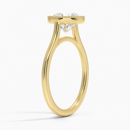 Margot Bezel Ring - Round Center Stone
