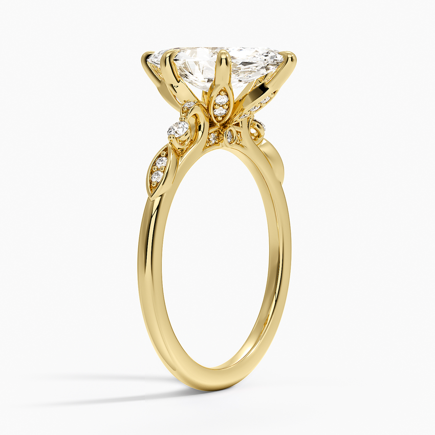 Rochelle Diamond Ring - Marquise Center Stone