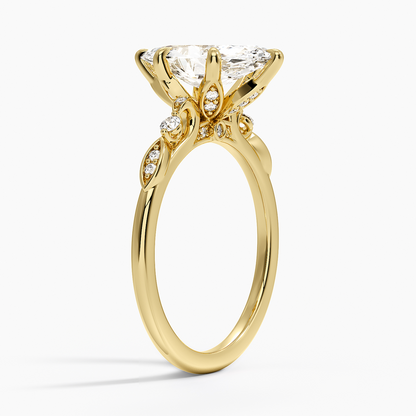 Rochelle Diamond Ring - Marquise Center Stone