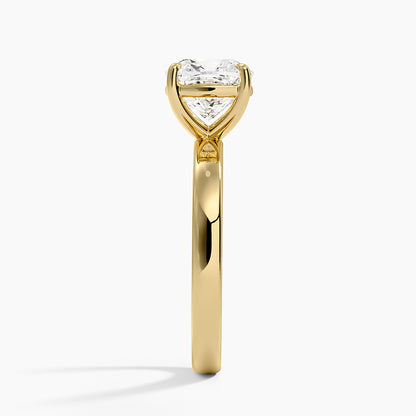 Fairmined Perfect Fit Solitaire 2.5mm Ring - Cushion Cut Center Stone