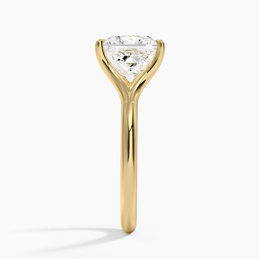Reverie Solitaire Ring - Princess Cut Center Stone