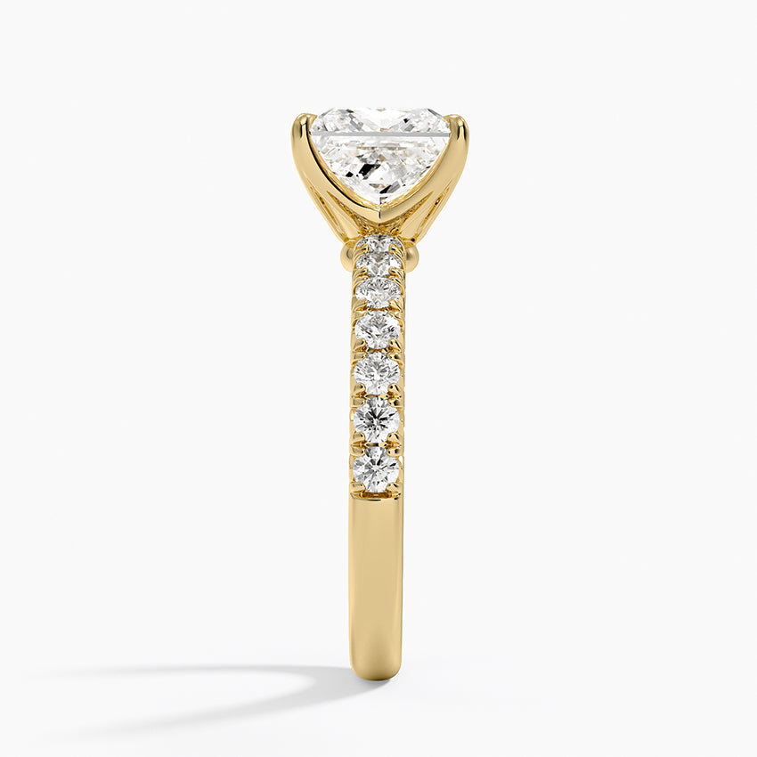 Luxe Amelie Diamond Ring (3/8 ct. tw.) - Princess Cut Center Stone
