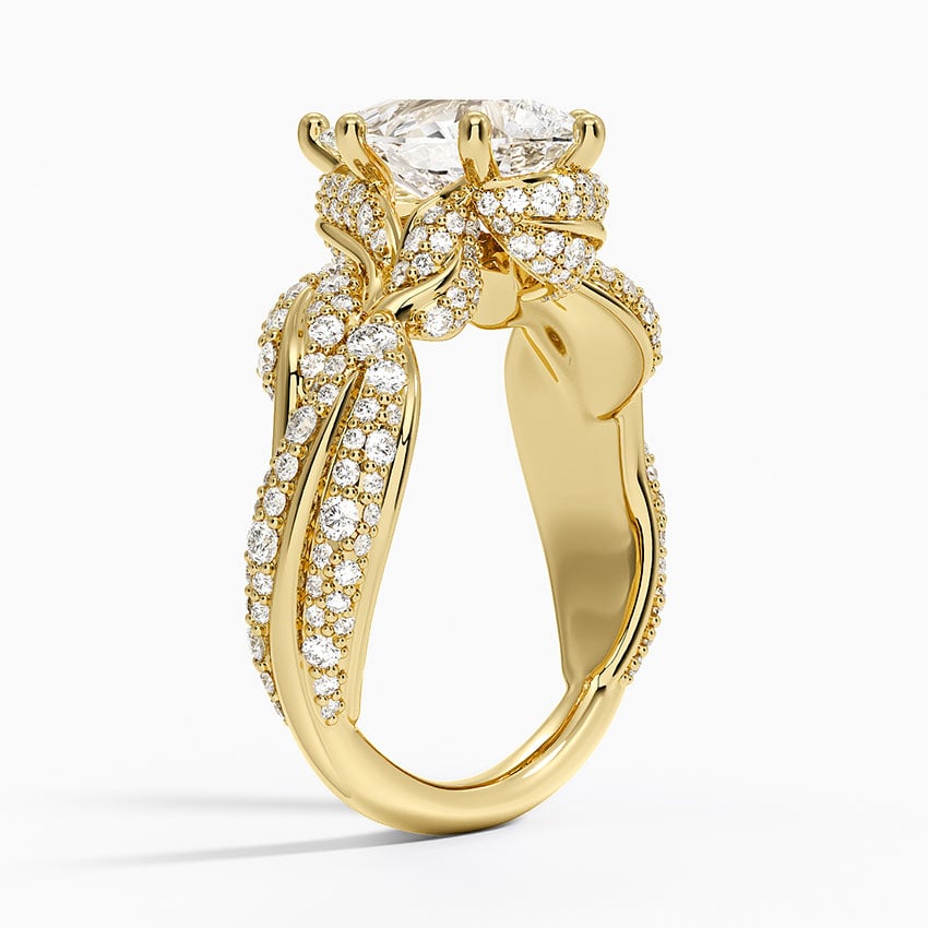 Olivia Diamond Ring (1 ct. tw.) - Pear Center Stone