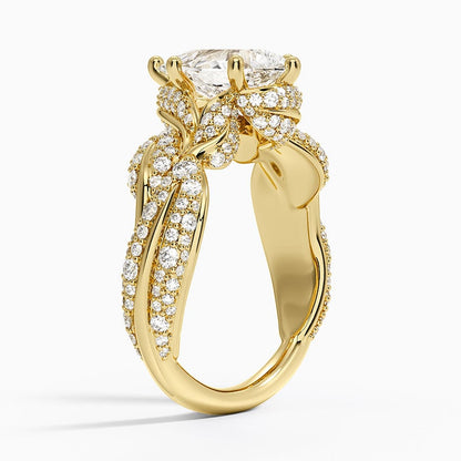 Olivia Diamond Ring (1 ct. tw.) - Pear Center Stone