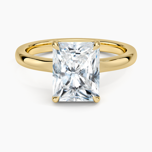 Alice Solitaire Ring - Radiant Cut Center Stone