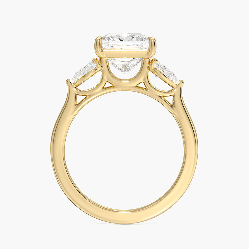 Opera Perfect Fit Diamond Ring - Princess Cut Center Stone