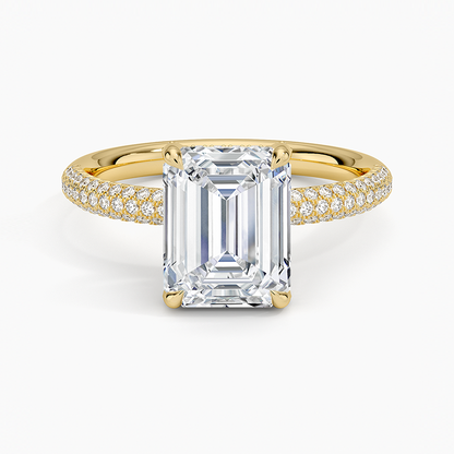 Valencia Diamond Ring (1/3 ct. tw.) - Emerald Cut Center Stone