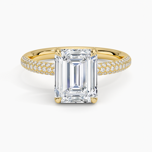 Valencia Diamond Ring (1/3 ct. tw.) - Emerald Cut Center Stone