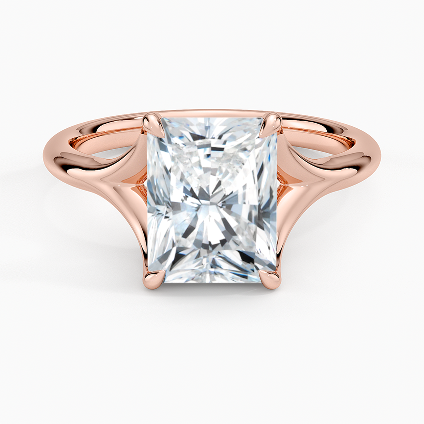 Reverie Solitaire Ring - Radiant Cut Center Stone