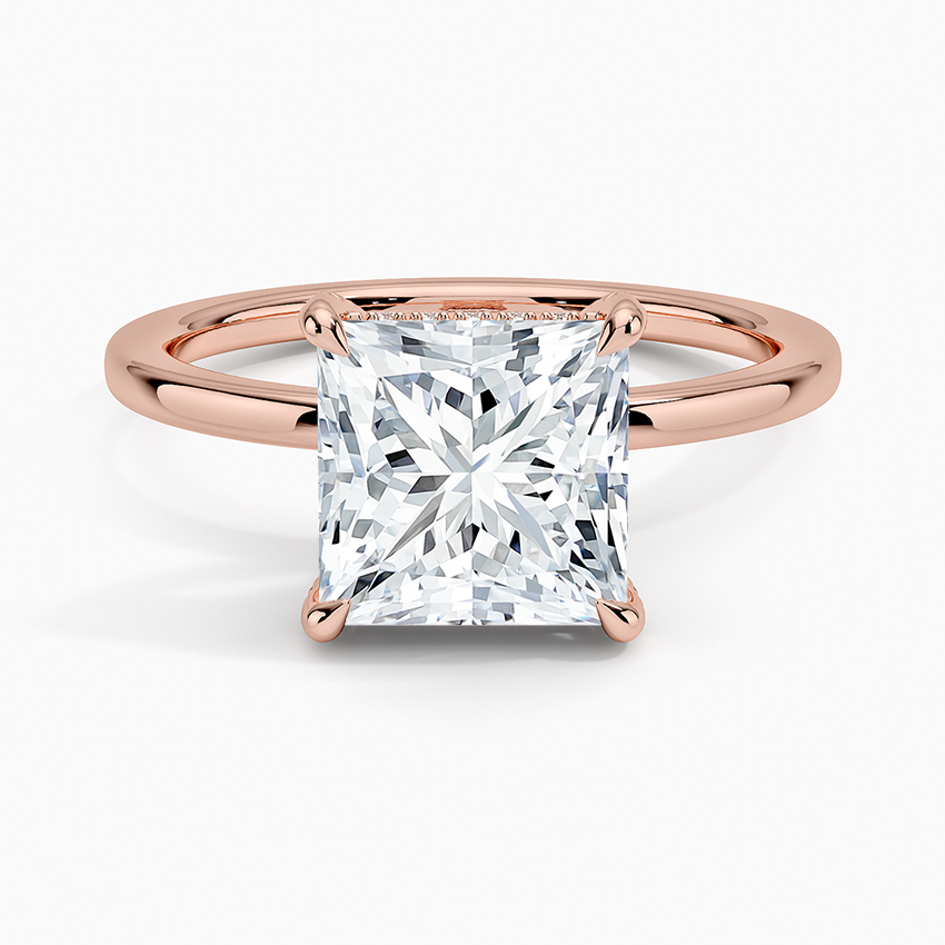 Lumiere 1.5mm Diamond Ring - Princess Cut Center Stone