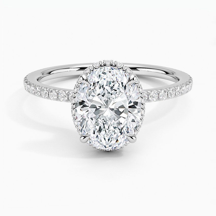 Gala Diamond Ring - Oval Center Stone